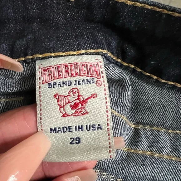 AUTHENTIC TRUE RELIGION Skinny Jeans. Size 29. Inseam 40.5. New! - Picture 9 of 11